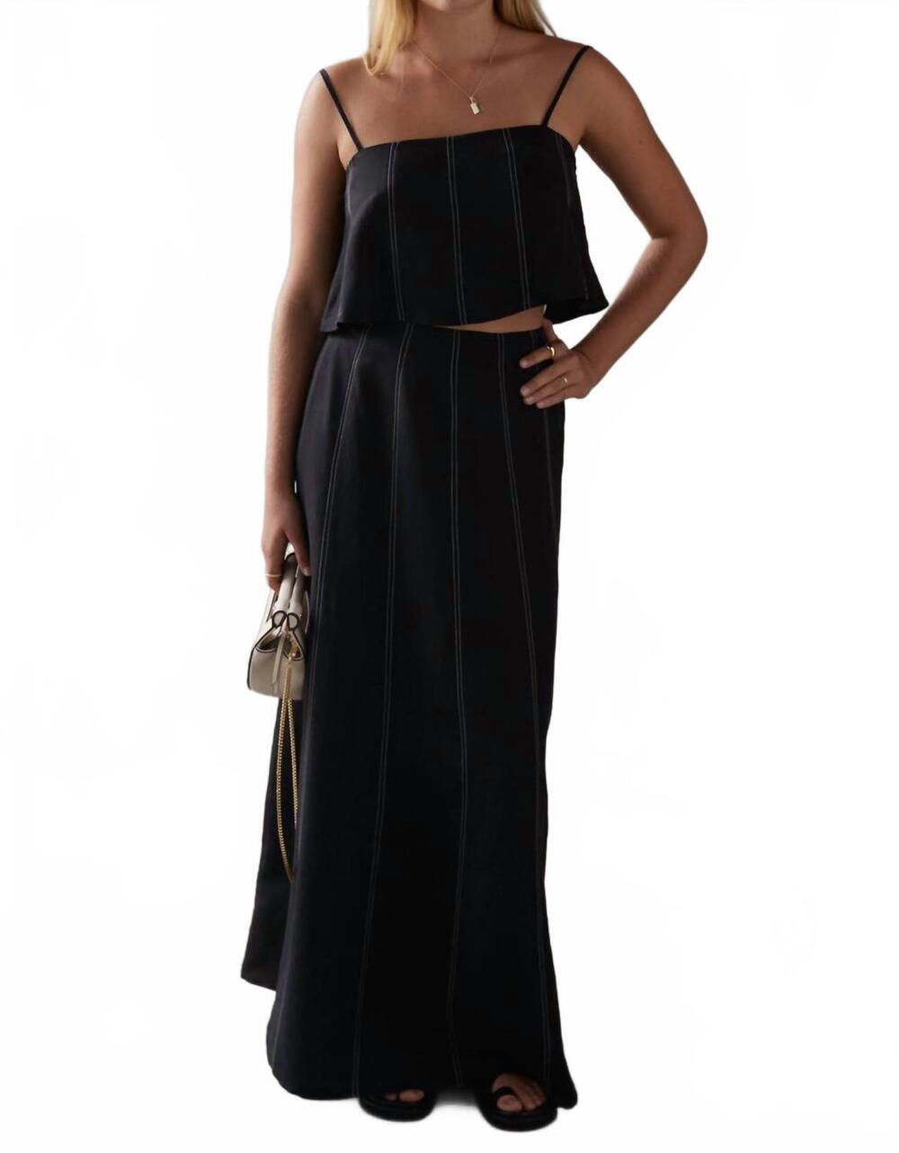 NEW SANCIA effie top in noir